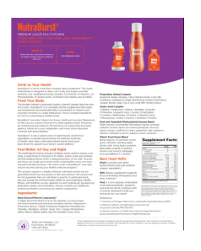 NUTRABURST BAG