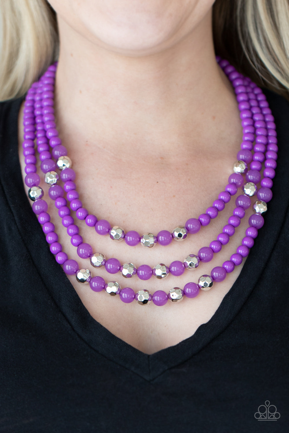 STAYCATION All I Ever Wanted - Purple - Paparazzi Accessories